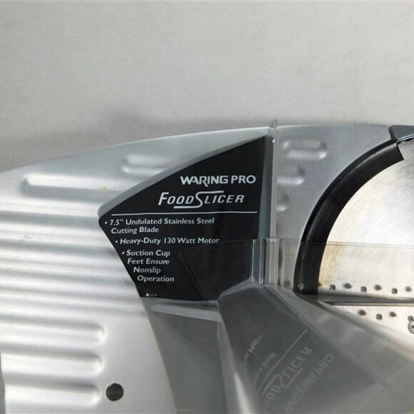 41/806 Waring Pro Professional Quality Food Slicer F5150 16 x 6 x 10 1/2 box 18 - Picture 2 of 13